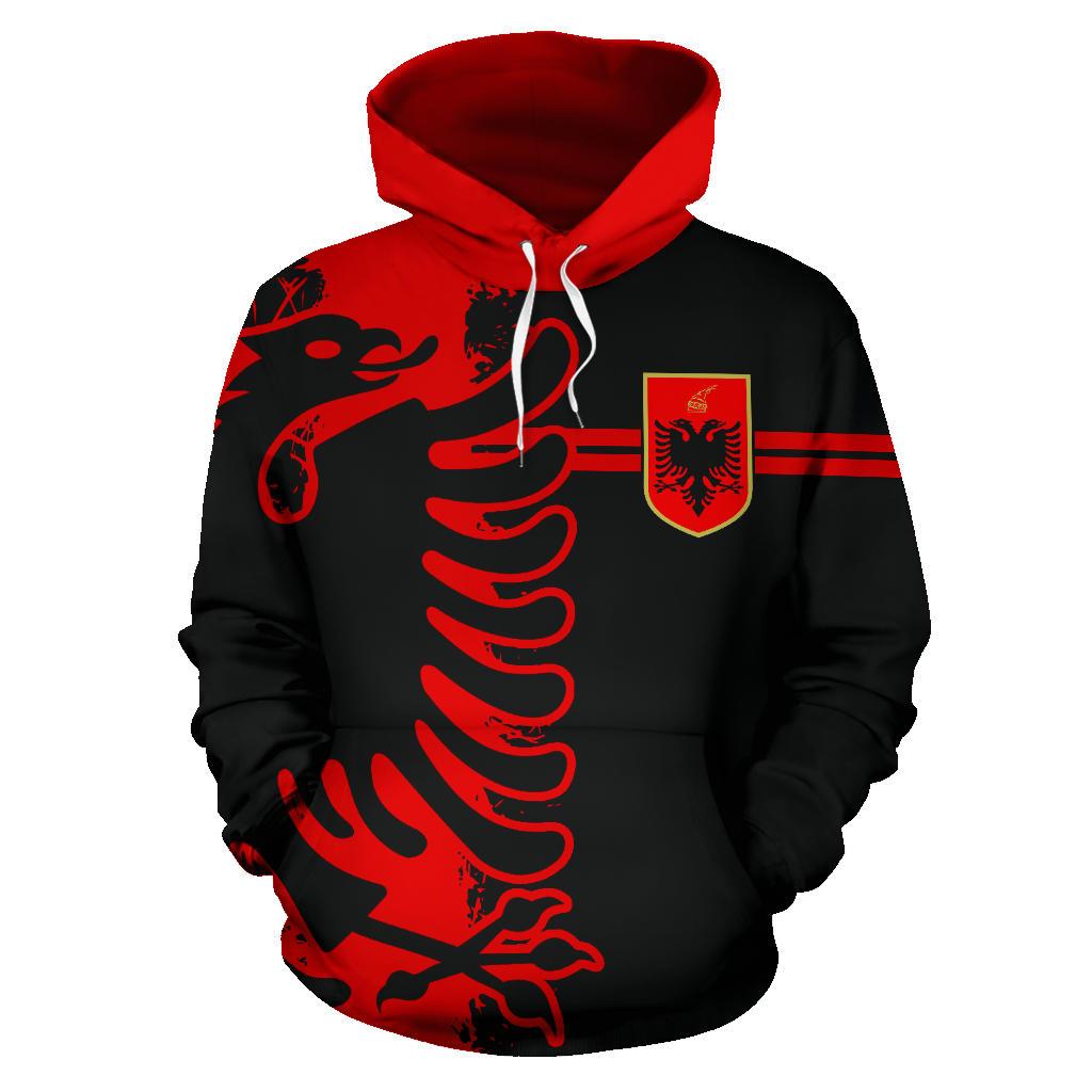 Albania Flag Hoodie Mystic Style