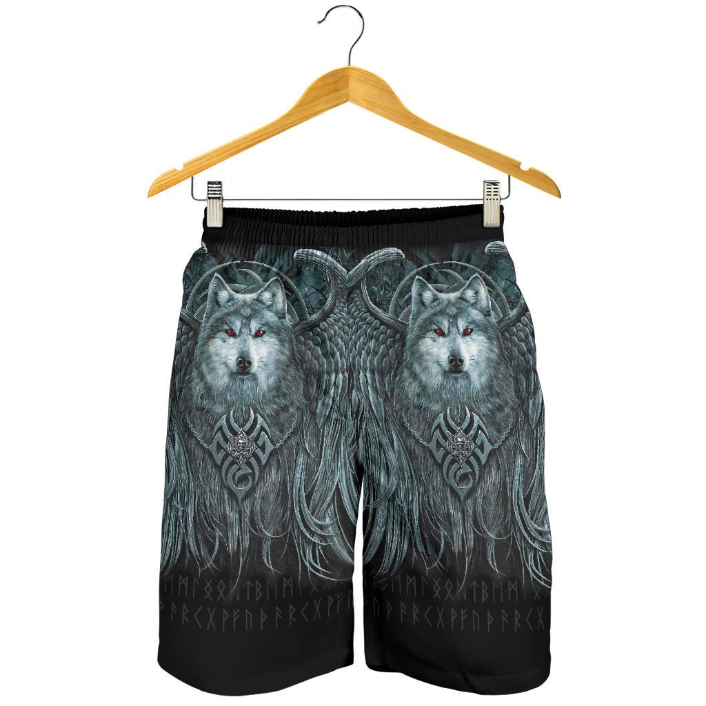 Viking Men's Shorts, Spiral Wolf Spirit RLT12