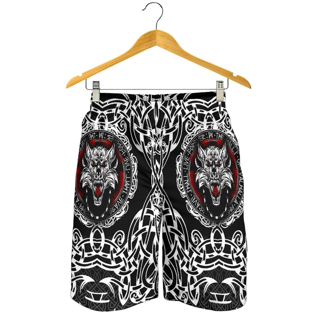 Viking Men's Shorts, Fenrir Wolf RLT12