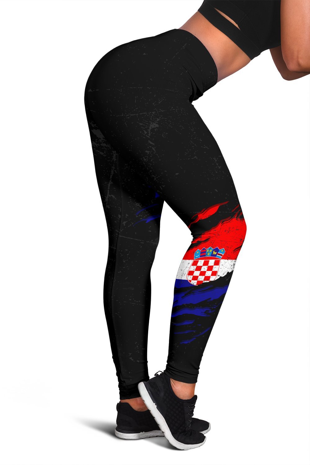 Croatia in Me Leggings - Special Grunge Style