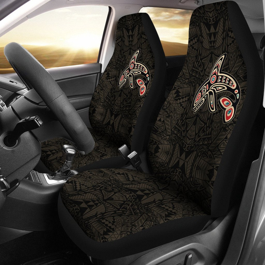 Canada Haida Killer Whale Haida Car Seat Covers