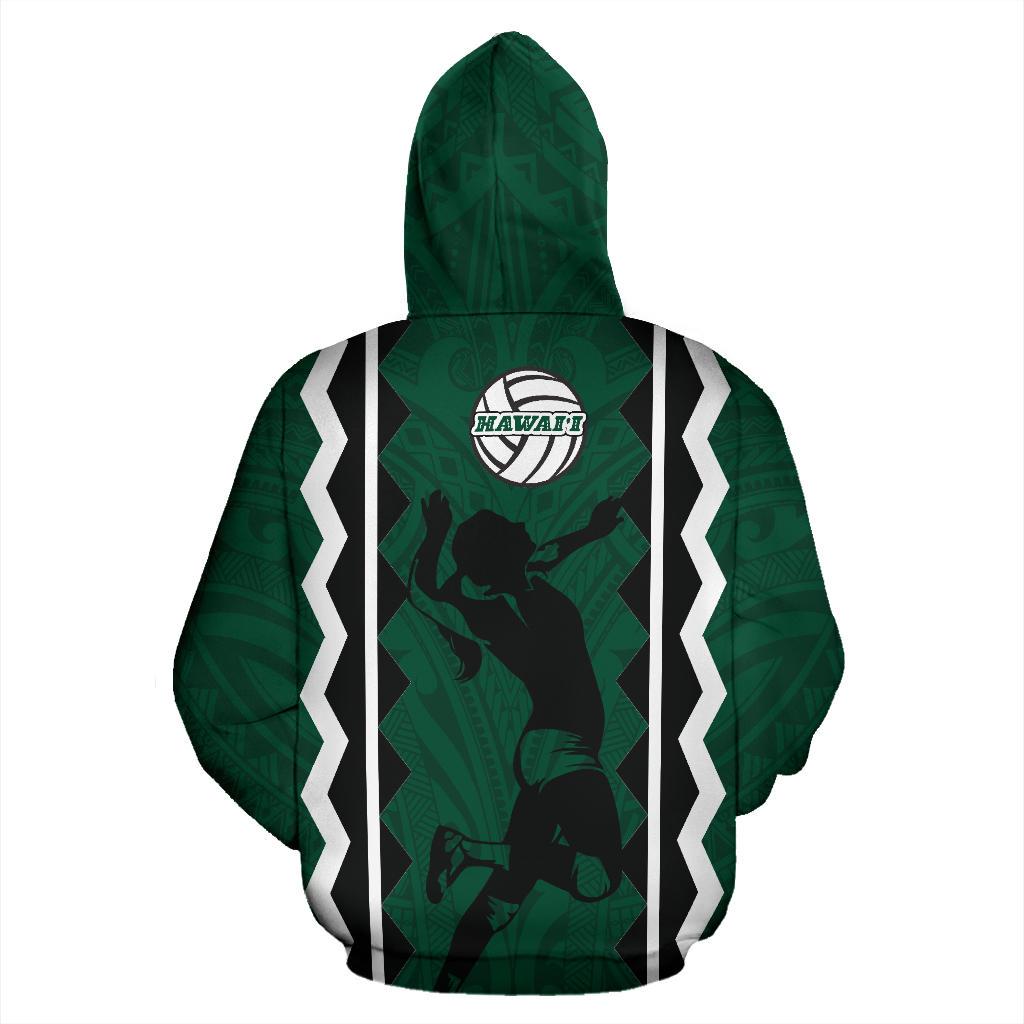 Polynesian Hawaii Womens Volleyball Team Supporter All Over Hoodie