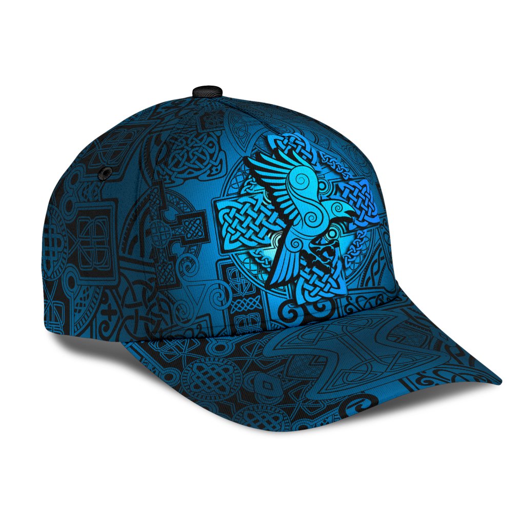Viking Classic Cap Raven Odin Celtic Cyan RLT12