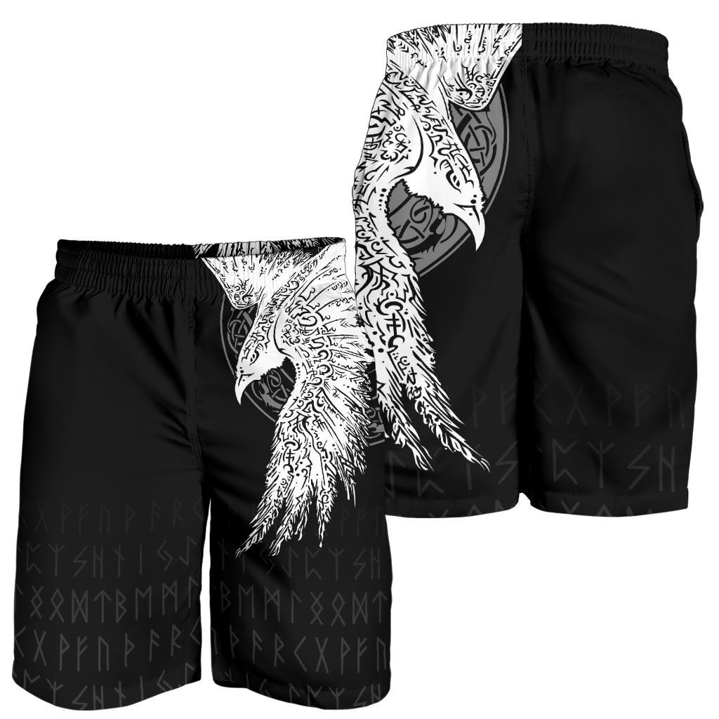 Custom Viking Men's Shorts Mystical Raven Tattoo Special RLT12