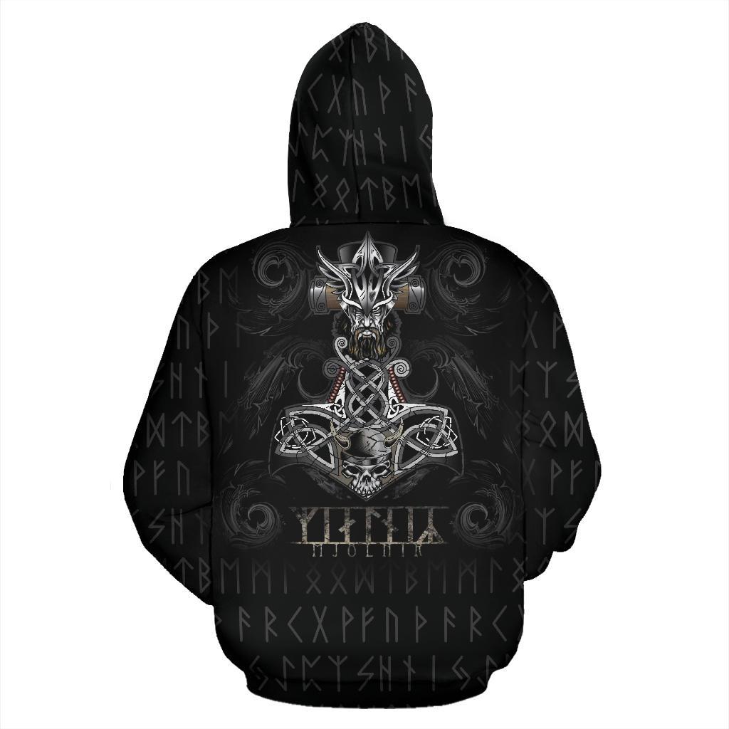 Viking Pullover Hoodie - Mjolnir RLT12