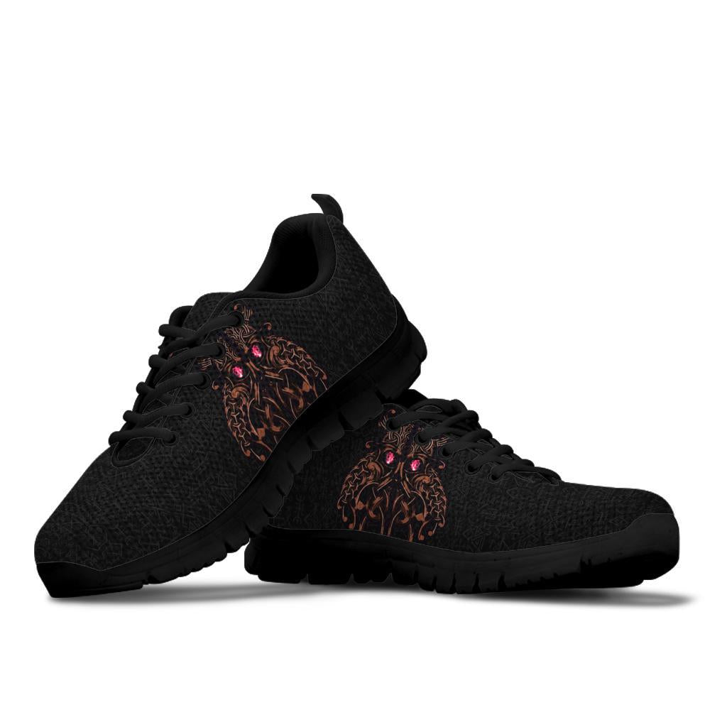 Viking Sneakers, Odin God Furthark Tattoo Special RLT12