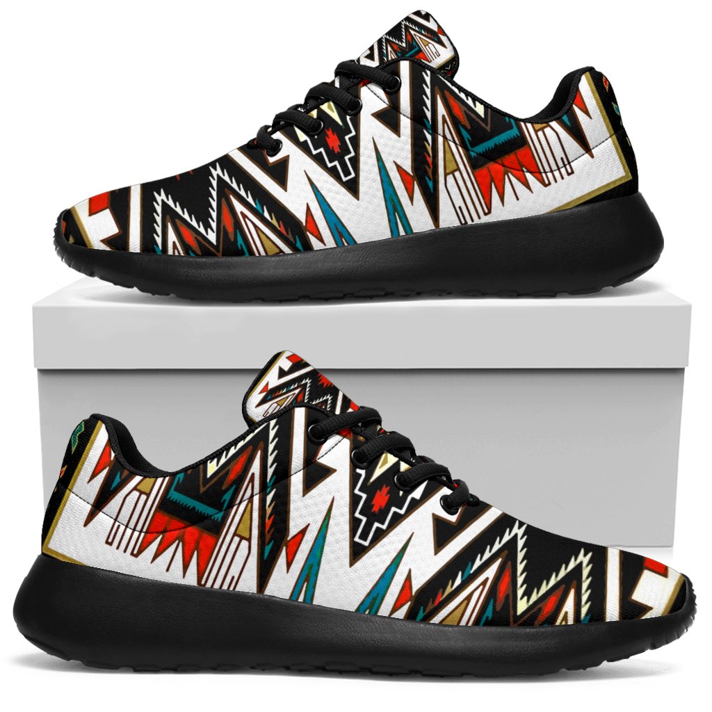 Tribal Colorful Pattern Native American Sport Sneakers LT10