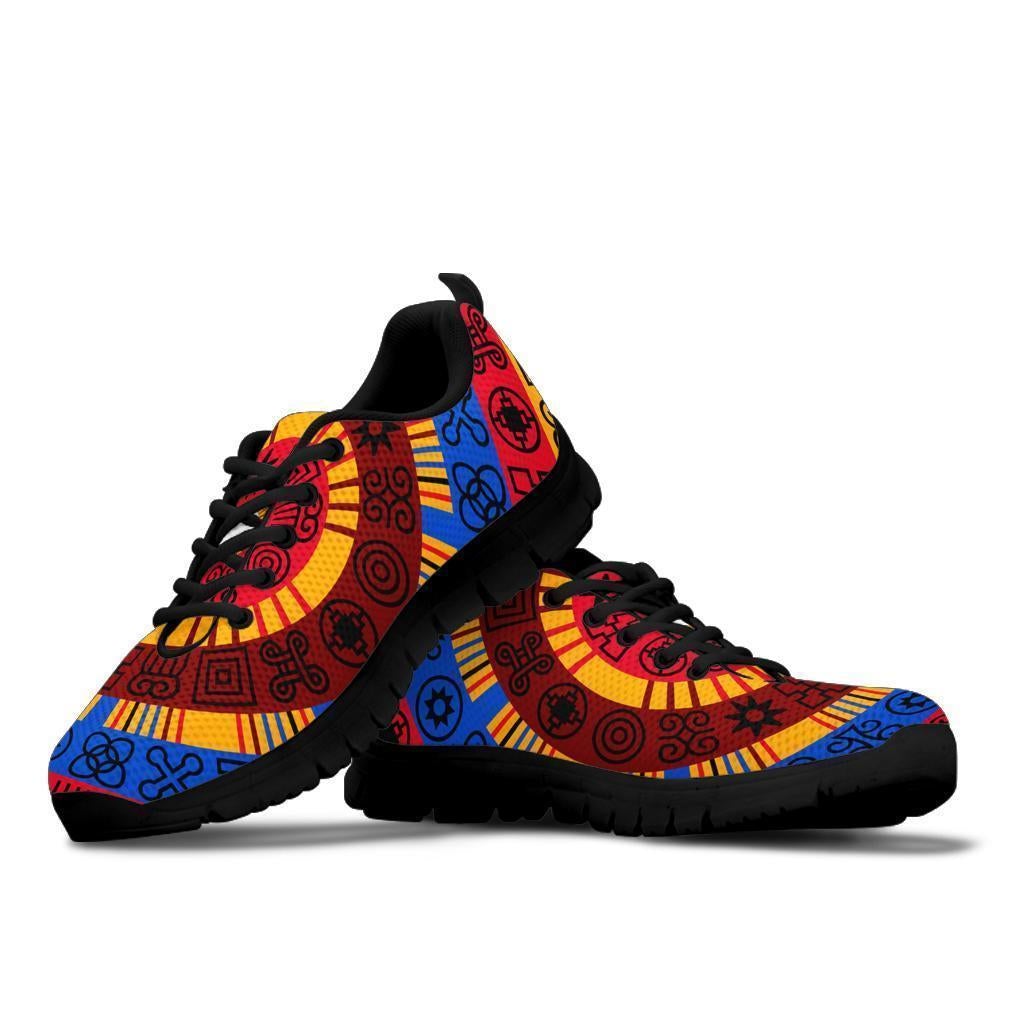 African Shoes - Circle Adinkra Sneakers