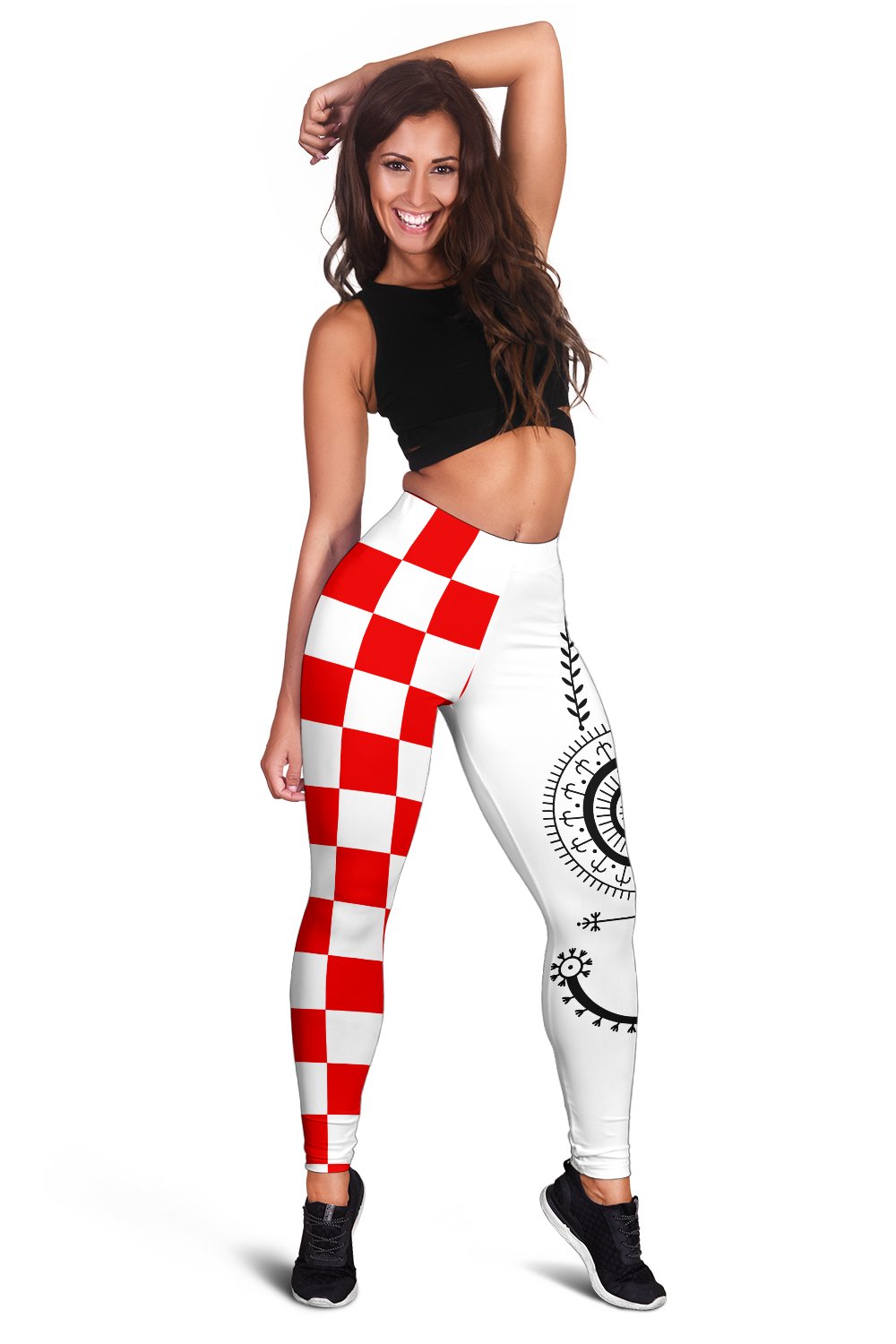 Croatia Leggings Croatian Tattoo