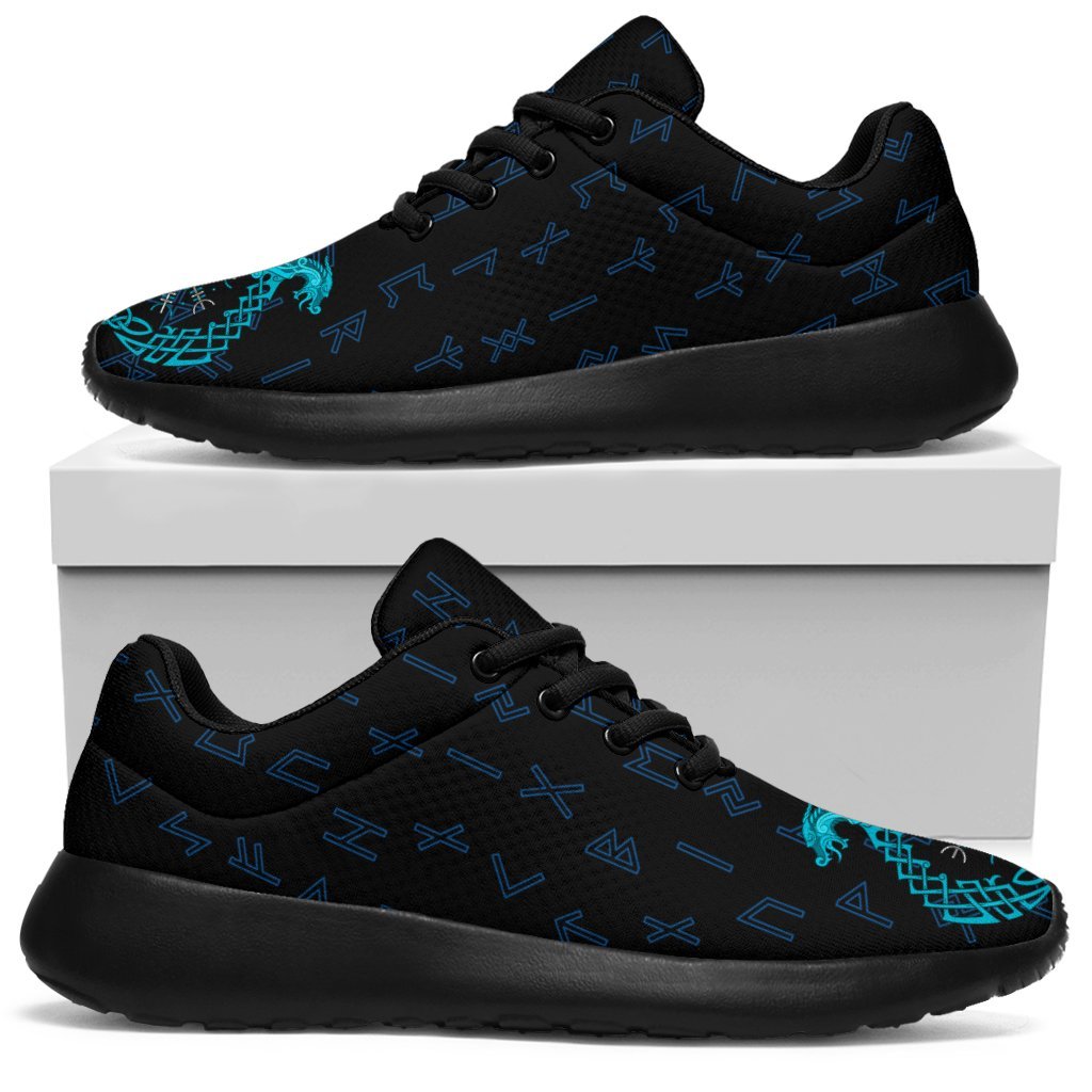 Viking Sport Sneakers, Aegishjalmur Helm Of Awe Blue Edition RLT12