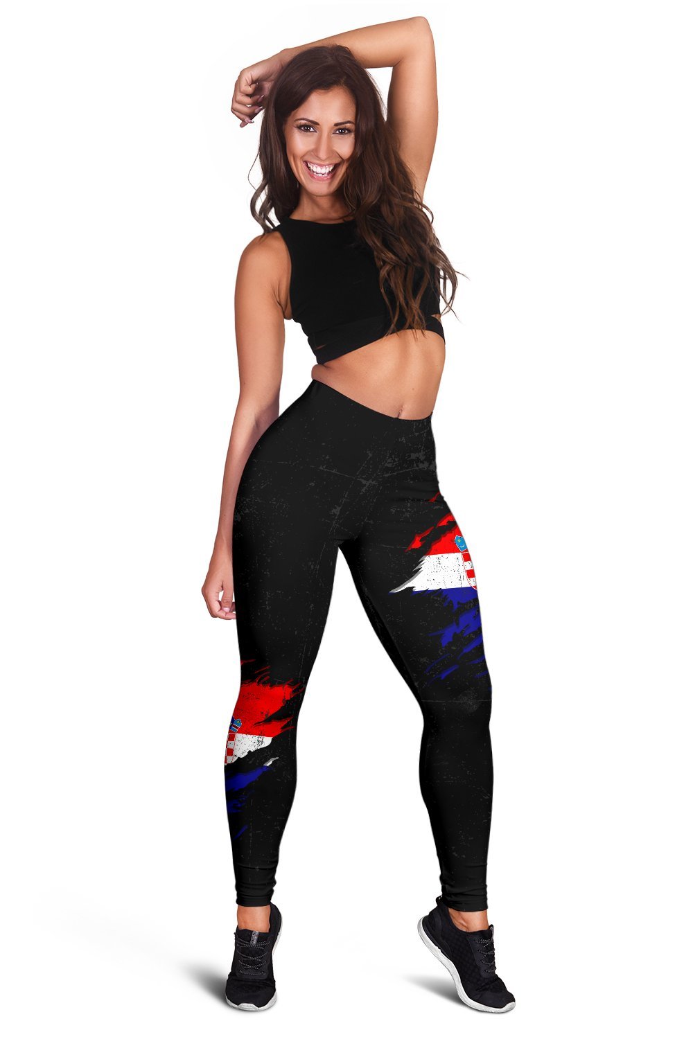 Croatia in Me Leggings - Special Grunge Style