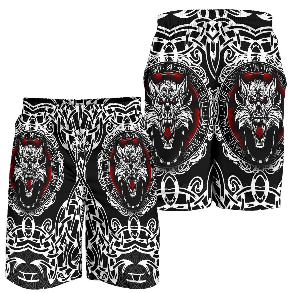 Viking Men's Shorts, Fenrir Wolf RLT12