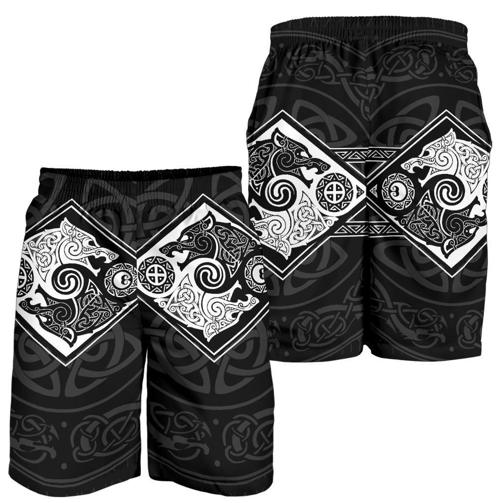 Vikings Men's Shorts The Wolves, Skoll and Hati RLT12