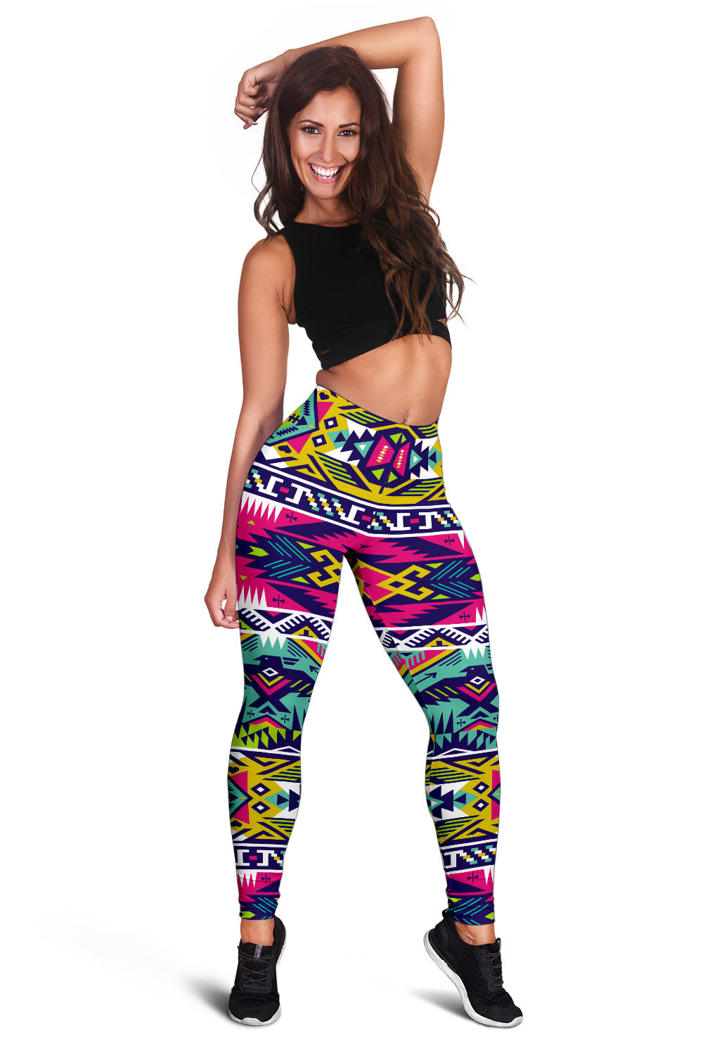 Full Color Thunder Bird Native American Leggings LT10