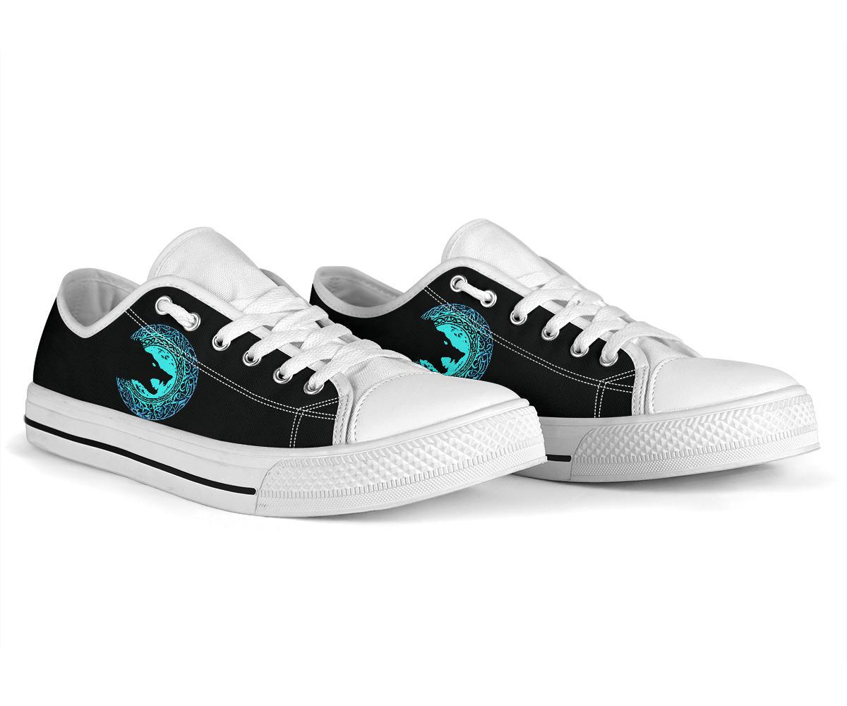 Viking Low Top Shoes Fenrir Norse Wolf RLT12
