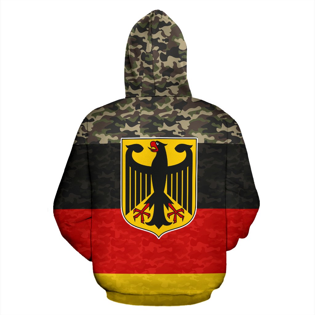 Germany Camo All Over Zip Up Hoodie