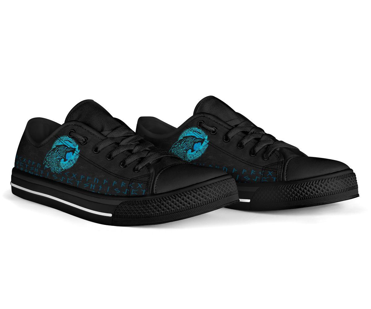 Viking No - Box Economy Low Tops - Fenrir Wolf Cyan RLT12