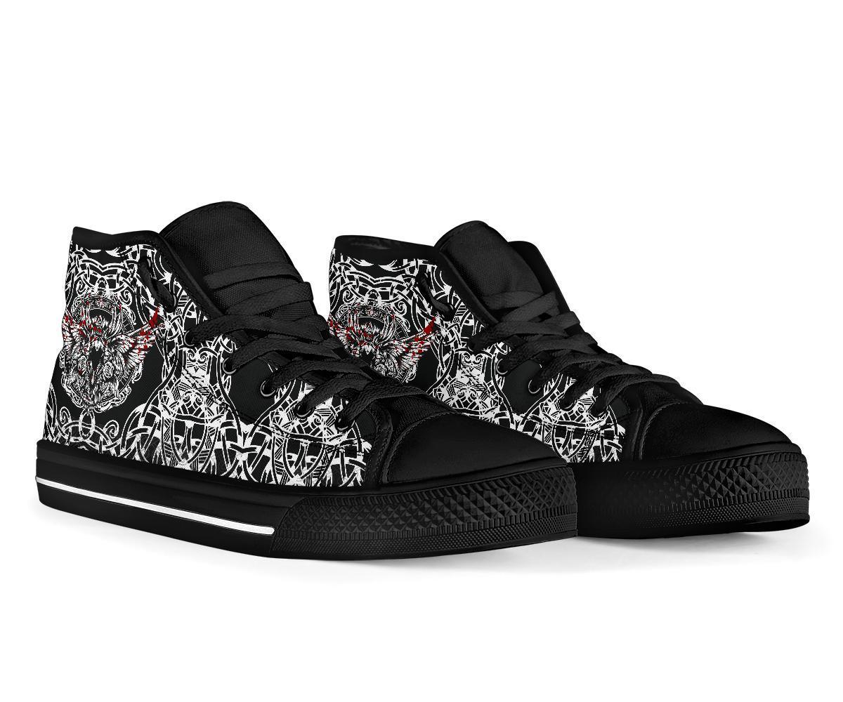 Viking High Top Shoes, Raven Blood RLT12