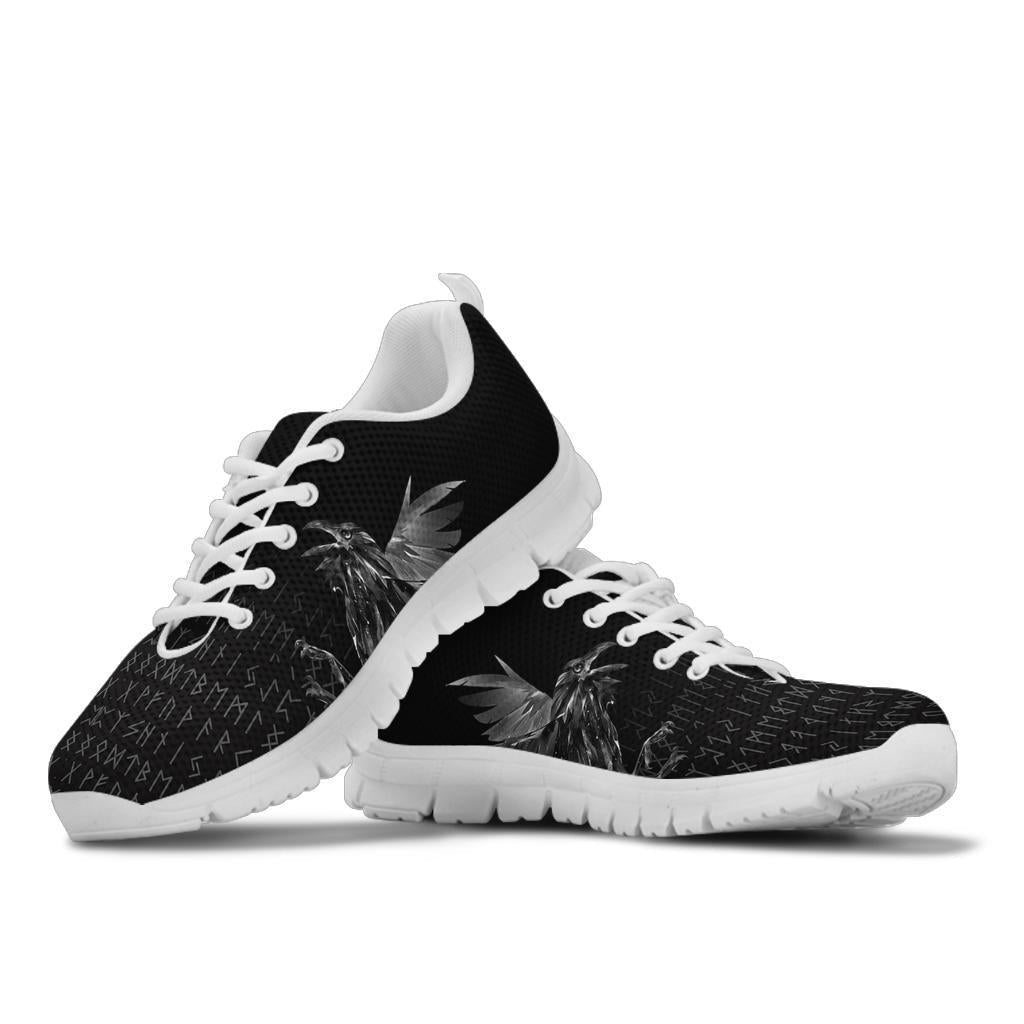 Viking Sneakers - The Raven Of Odin Rune RLT12