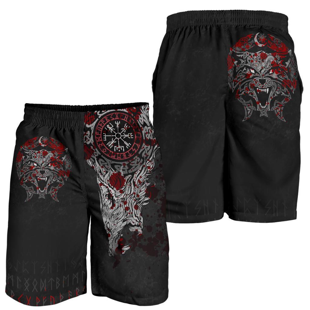 Viking All Over Print Men's Shorts Fenrir Viking Blood 3D RLT12