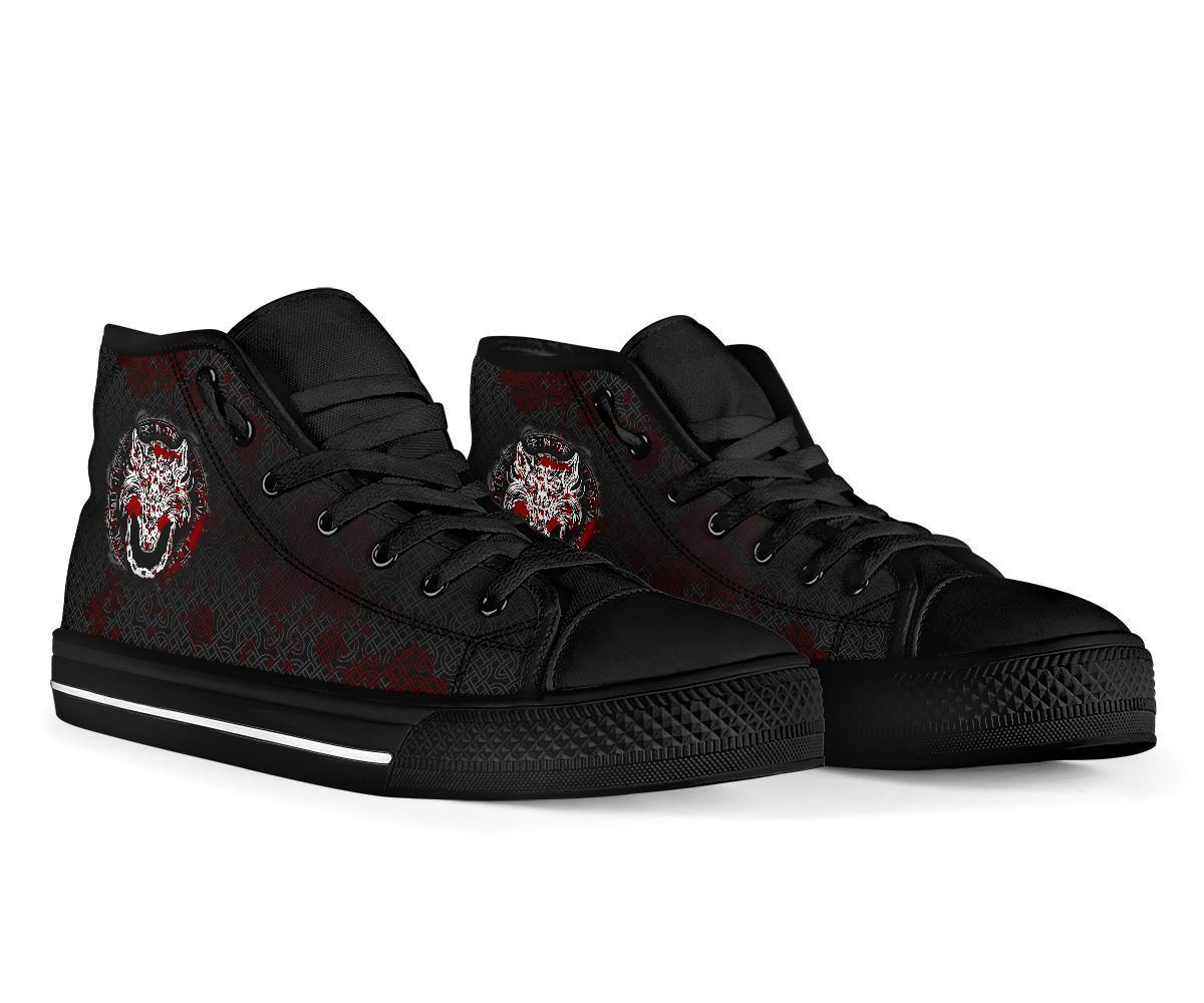 Viking High Top Shoes Fenrir Viking Blood 3D RLT12