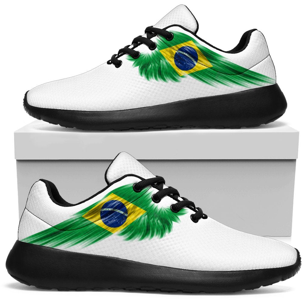 Brazil Sneakers Wings Flag (Women's/Men's)