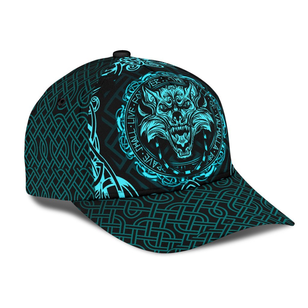 Viking Classic Cap Fenrir Viking Cyan 3D RLT12