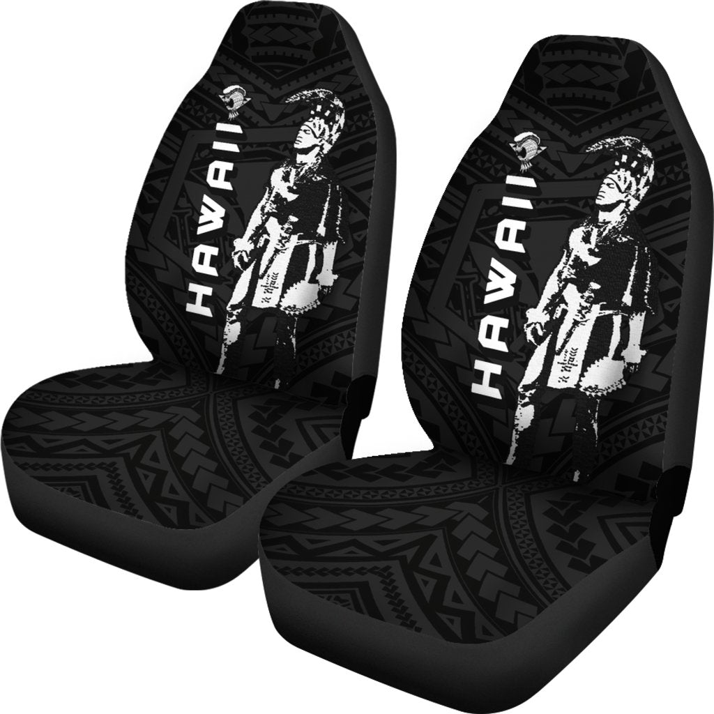 Hawaii Helmet Polynesian Kanaka Warrior Car Seat Covers