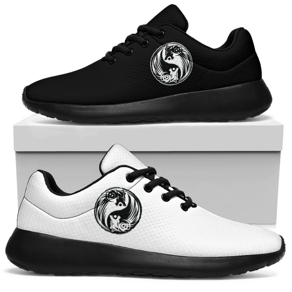 Viking Bomber Sport Sneakers Ying Yang Wolf RLT12