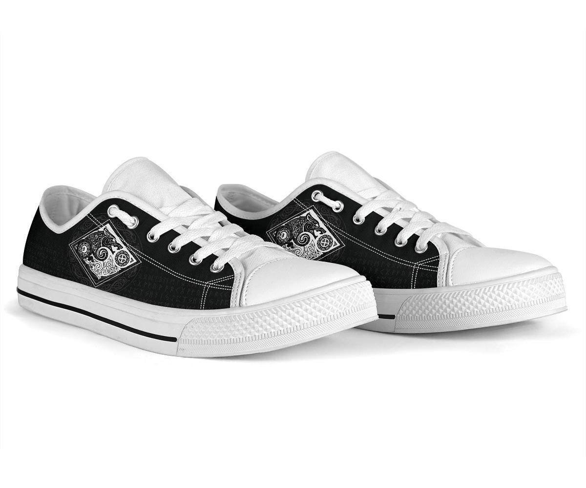 Vikings Low Top Shoes The Wolves, Skoll and Hati RLT12
