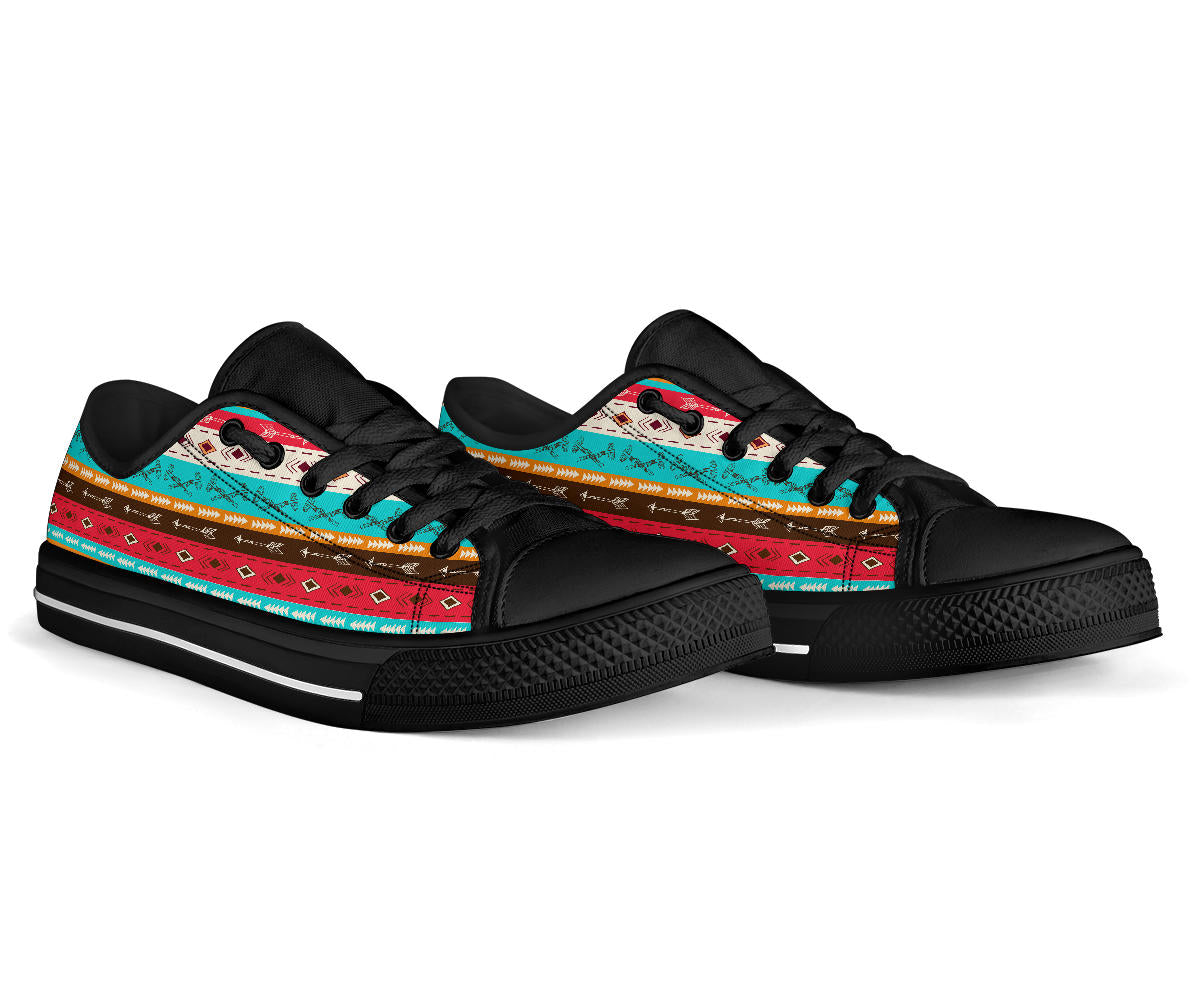 Colorful Ethnic Style Low Top Canvas Shoe LT10