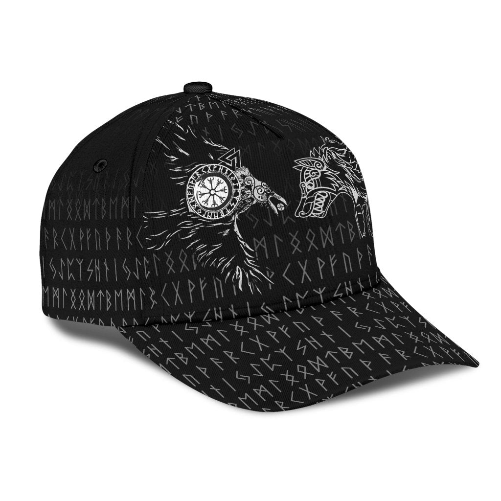 Viking Classic Cap Raven and Wolf Special Tattoo RLT12