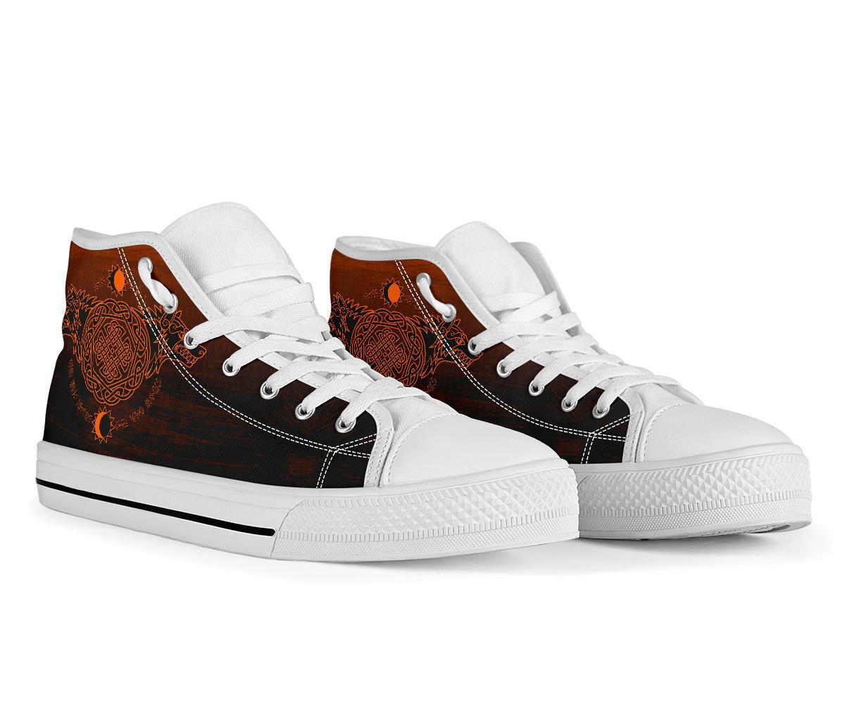 Viking High Top Shoes, Skoll and Hati Orange RLT12