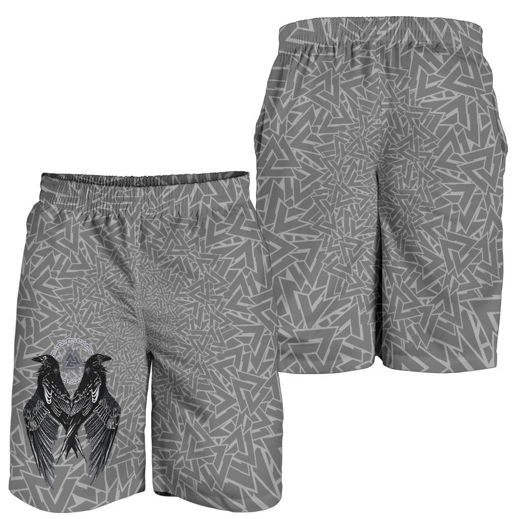 Viking Men's Shorts Raven Valknut RLT12