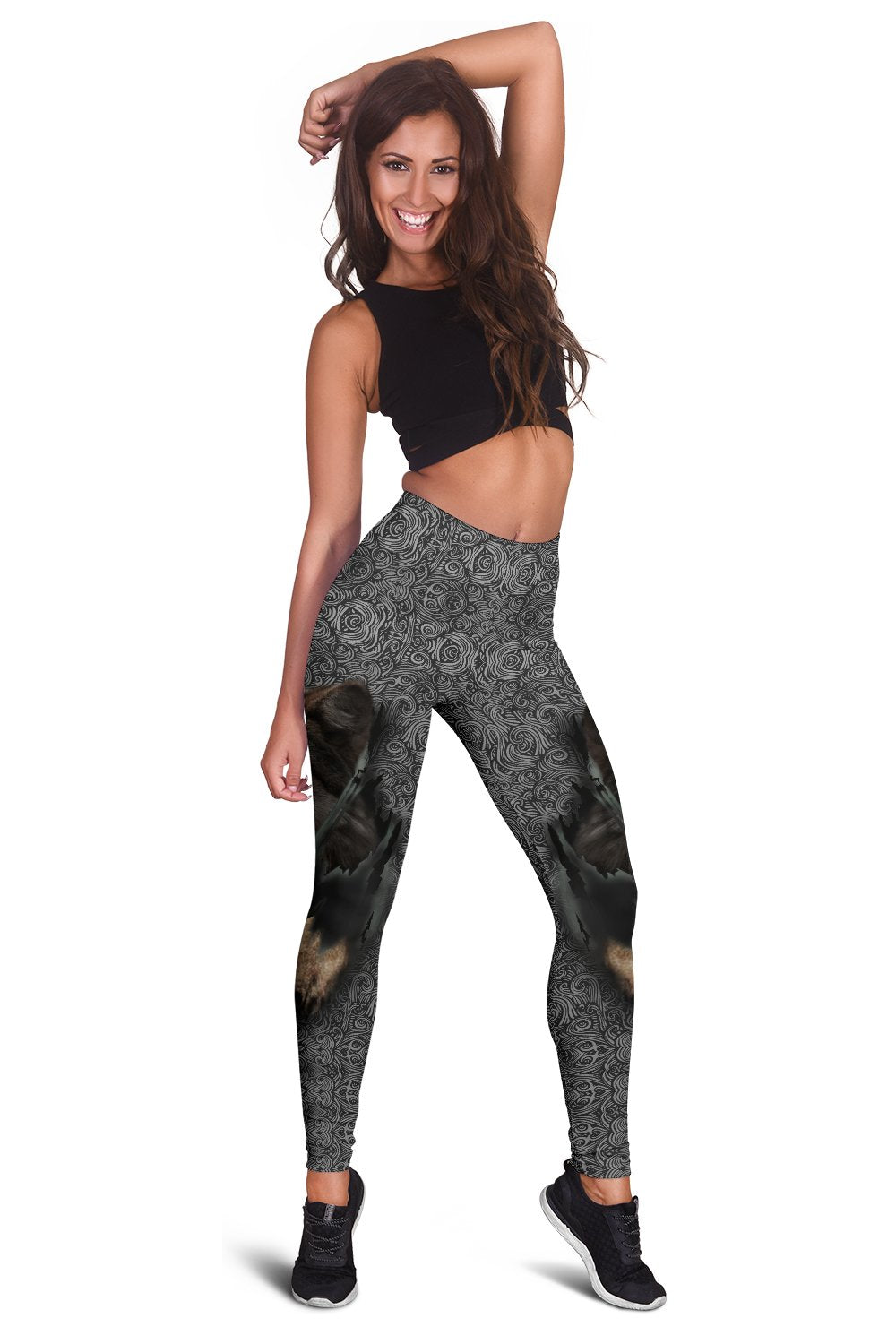 Escape Wolf Native American Women's Leggings LT10