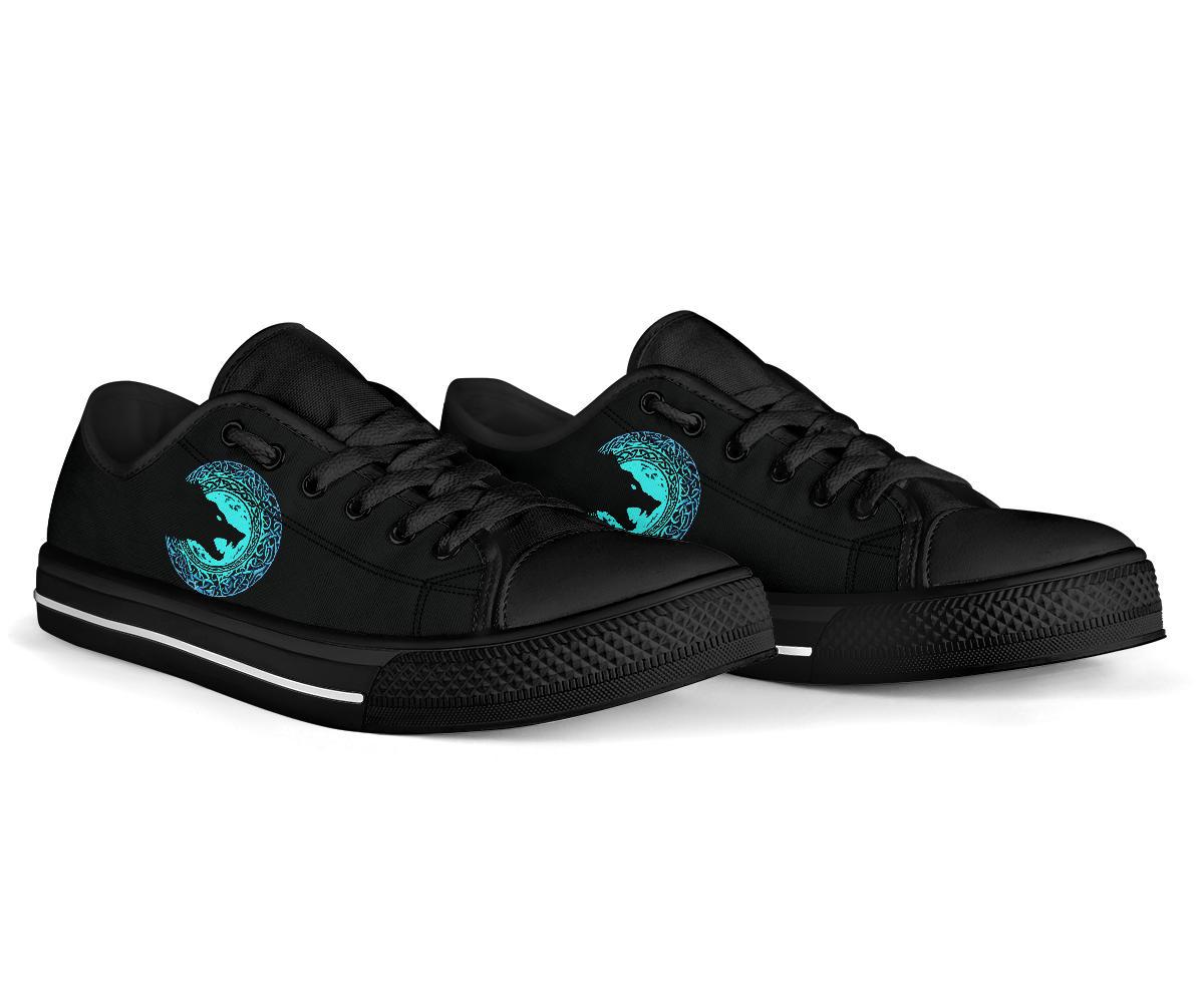 Viking Low Top Shoes Fenrir Norse Wolf RLT12