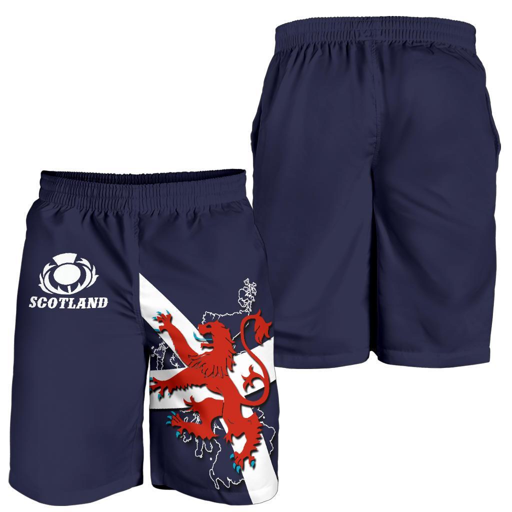 Scotland Rugby Men Shorts Lion Rampant with Thistle