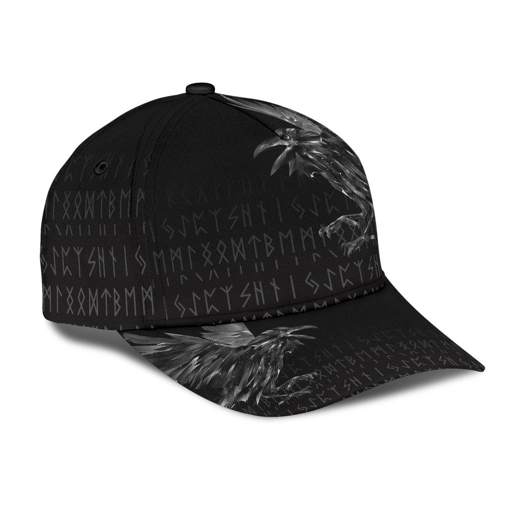 Viking Classic Cap The Raven Of Odin Rune RLT12