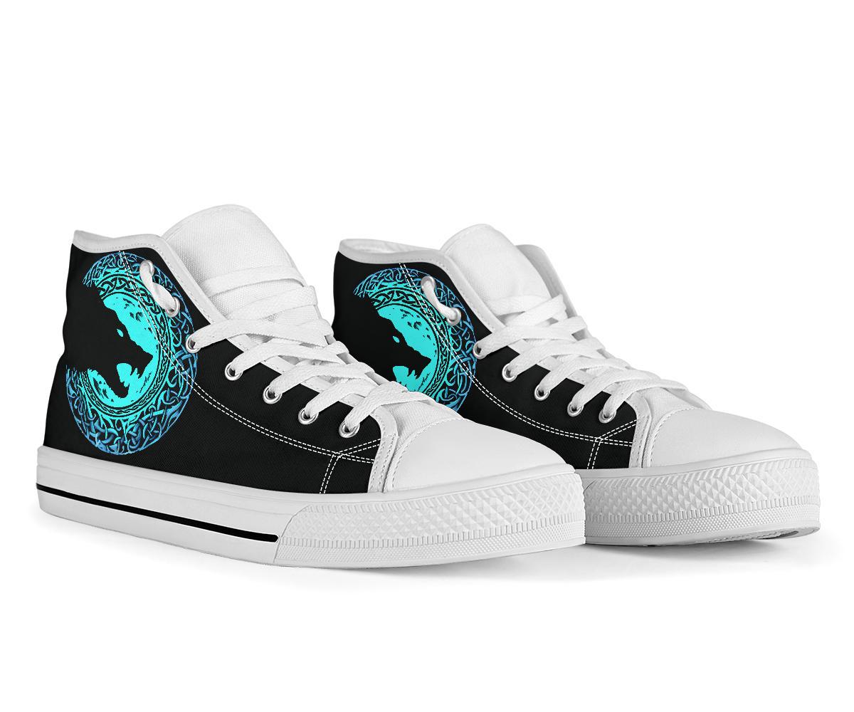 Viking High Top Shoes Fenrir Norse Wolf RLT12