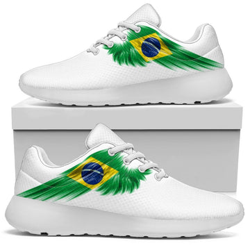 Brazil Sneakers Wings Flag (Women's/Men's)