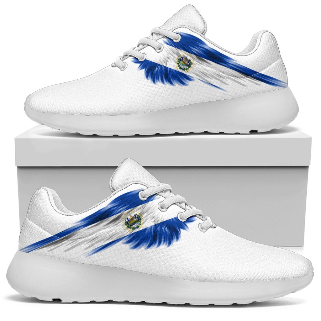 El Salvador Sneakers Wings Flag (Women's/Men's)