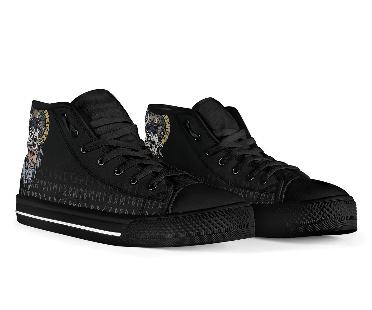 Viking Odin Raven High Top Shoes RLT12