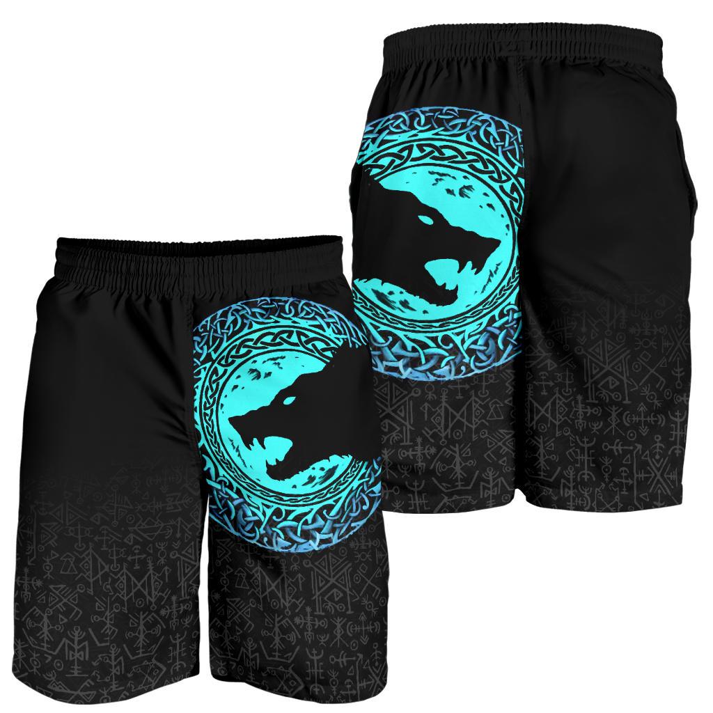 Viking Men's Shorts - Fenrir Norse Wolf RLT12