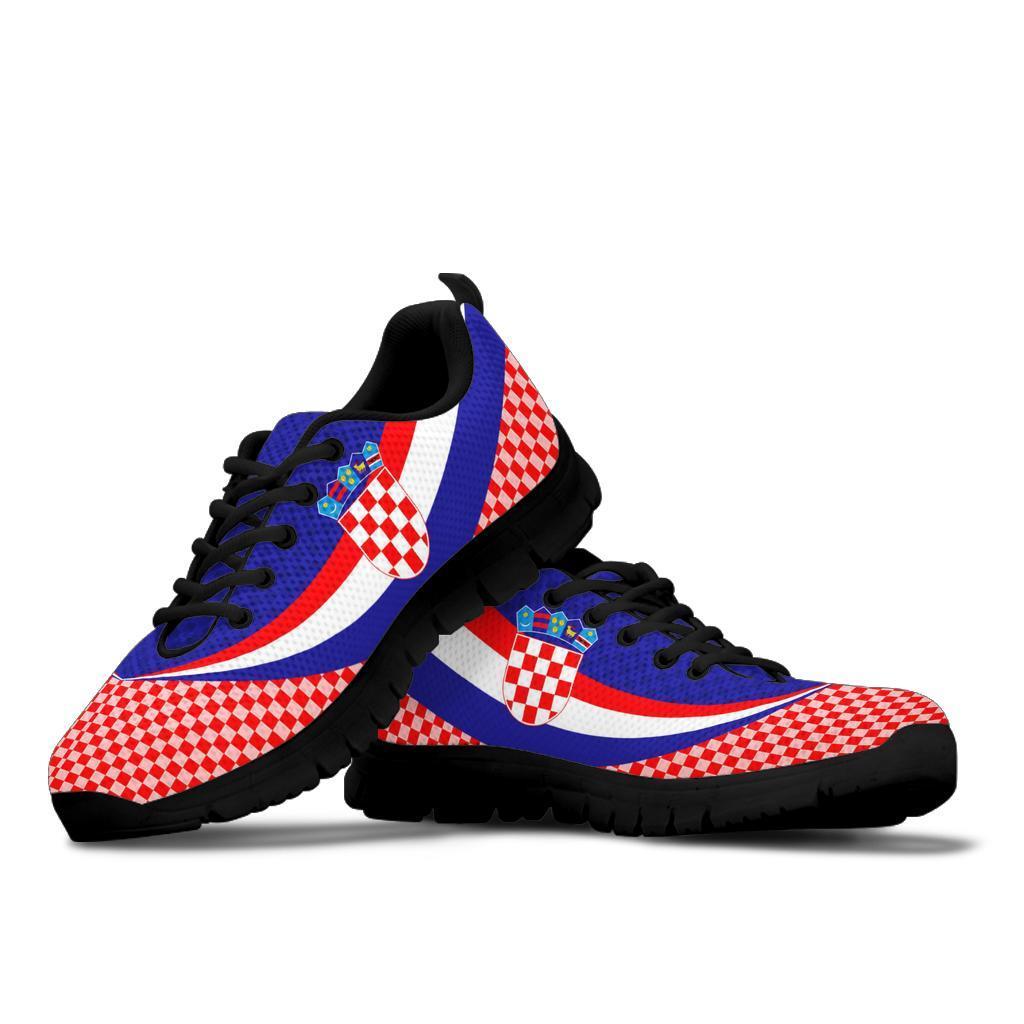 Croatia Sneakers - Croatia Coat Of Arms and  Flag Color