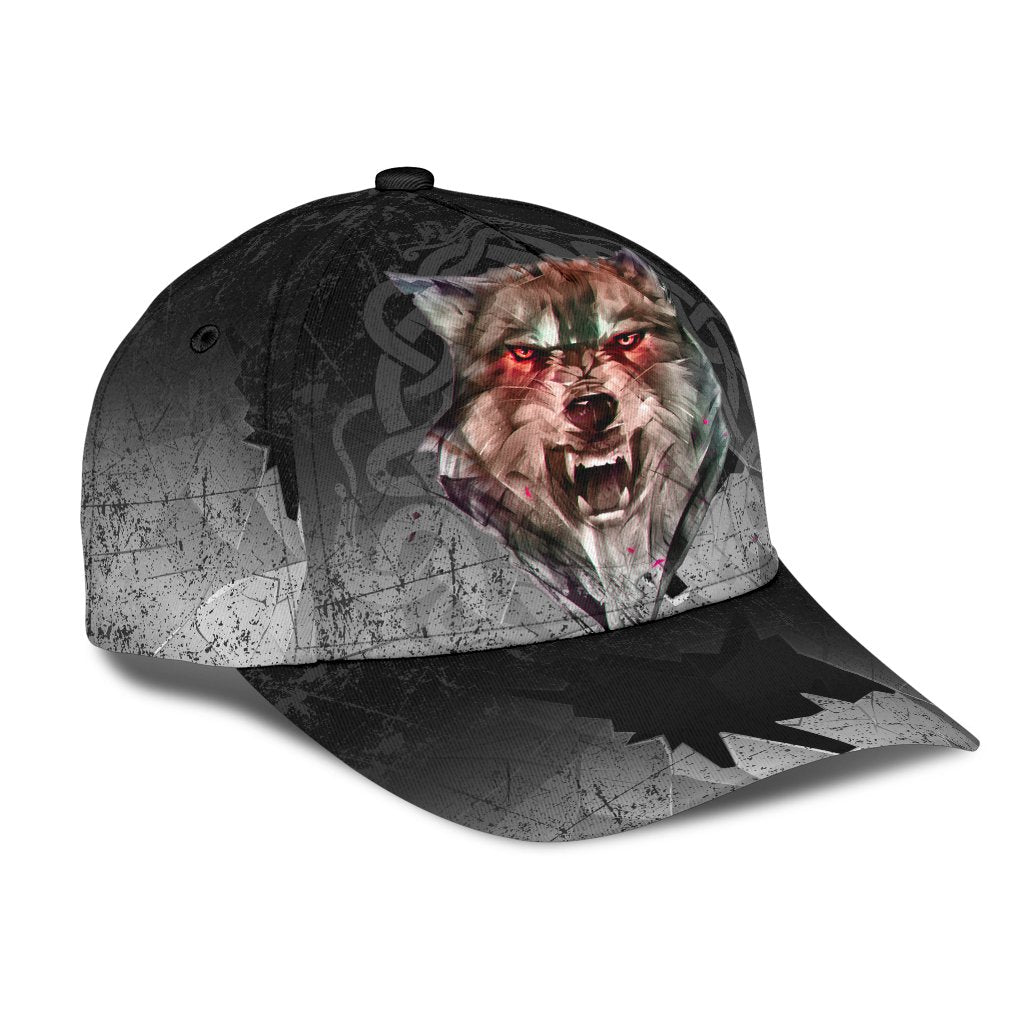 Viking Classic Cap Fenrir Norse Wolf RLT12