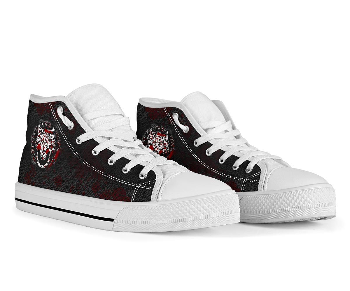 Viking High Top Shoes Fenrir Viking Blood 3D RLT12