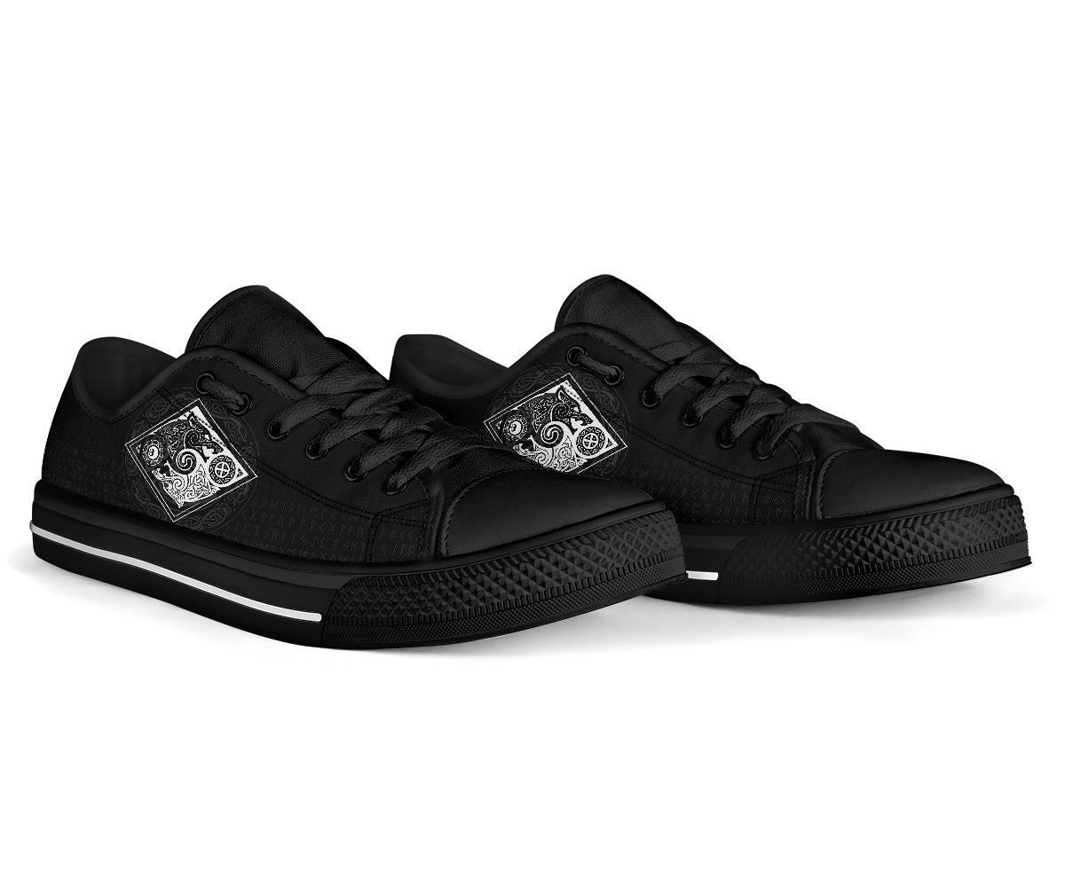 Vikings Low Top Shoes The Wolves, Skoll and Hati RLT12