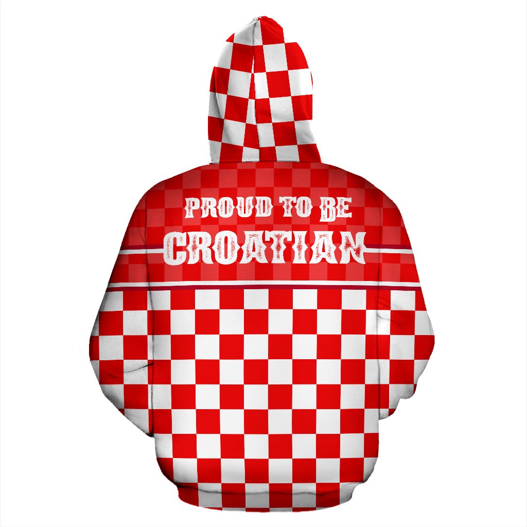 Croatia Proud To Be Croatian Hoodie