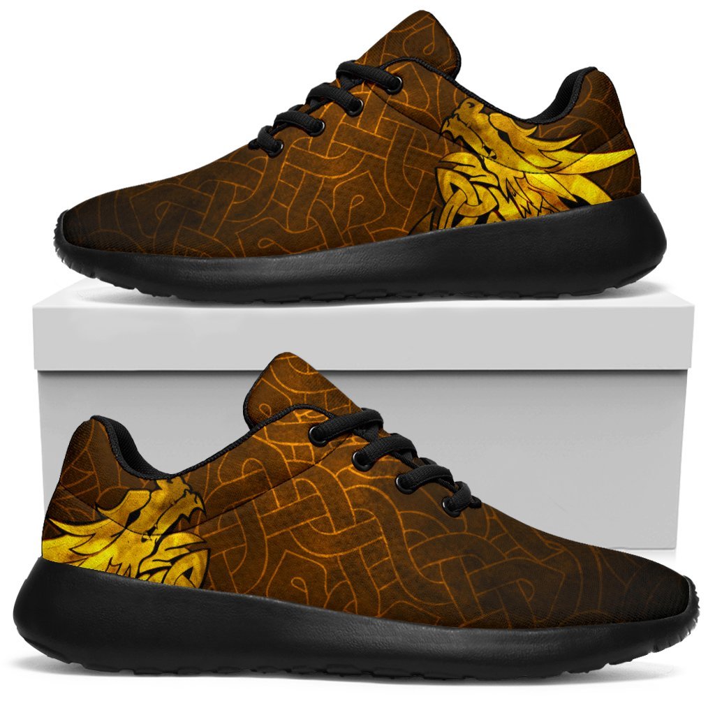 Viking Sporty Sneakers - Celtic Dragon Tattoo RLT12