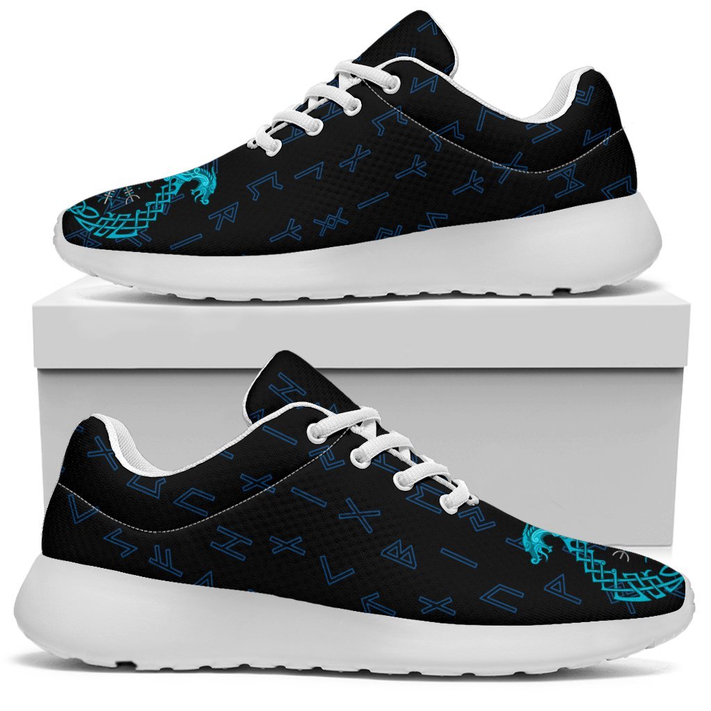 Viking Sport Sneakers, Aegishjalmur Helm Of Awe Blue Edition RLT12